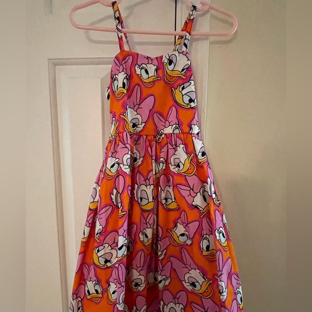 Brand new never worn Wild Rich Kids Daisy Duck Tie back dress size 6